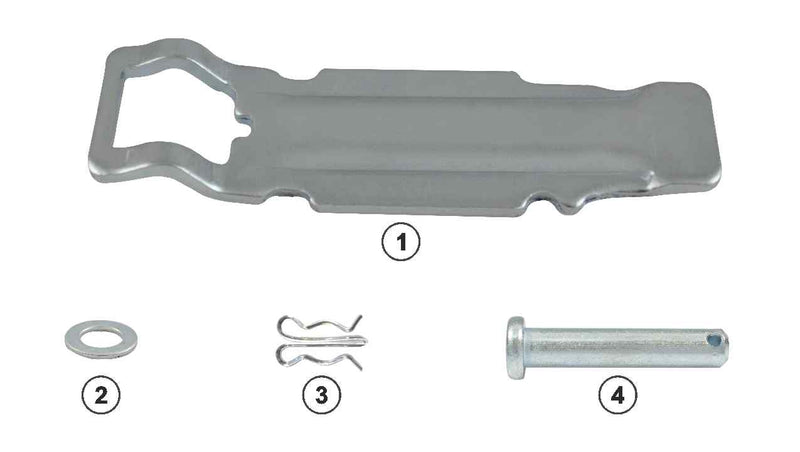 Knorr-Bremse SB5, SB6, SB7, SK7, SN5, SN6, SN7 Caliper Pad retainer kit II19712004, K000129, A0004202482, A6274200186, 1617343, CKSK.2.5, 3434380700, 0980102760