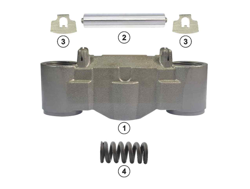 Knorr-Bremse SN6, SN7 Caliper Bridge kit BOVA, BPW, DAF, Mercedes, DENNIS, IVECO, MAN, NEOPLAN, RABA, SAF, SCANIA