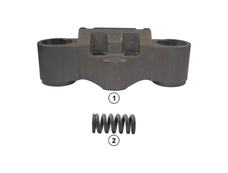 Knorr-Bremse SK7, SL7, SM7, SN6, SN7, ST7 Caliper Bridge kit Mercedes Benz, Iveco, DAF, Dana Spicer, Fruehauf, MAN, BPW, Gigant, SAF, Schmitz, SMB, Erf, Hendrickson, Toughline, BMC, Kamaz, ZF, EvoBus, Neoplan, RABA, Transbus, Scania, Dennis, Bova, Van Hool