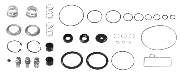 Repair kit for Wabco, DAF ABS Relay Valve 4005000810, C00203201, 1519383