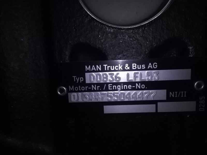 MAN Long engine block D0836 LFL53 81.00501-9259 /  81.00501.9259 /  81005019259